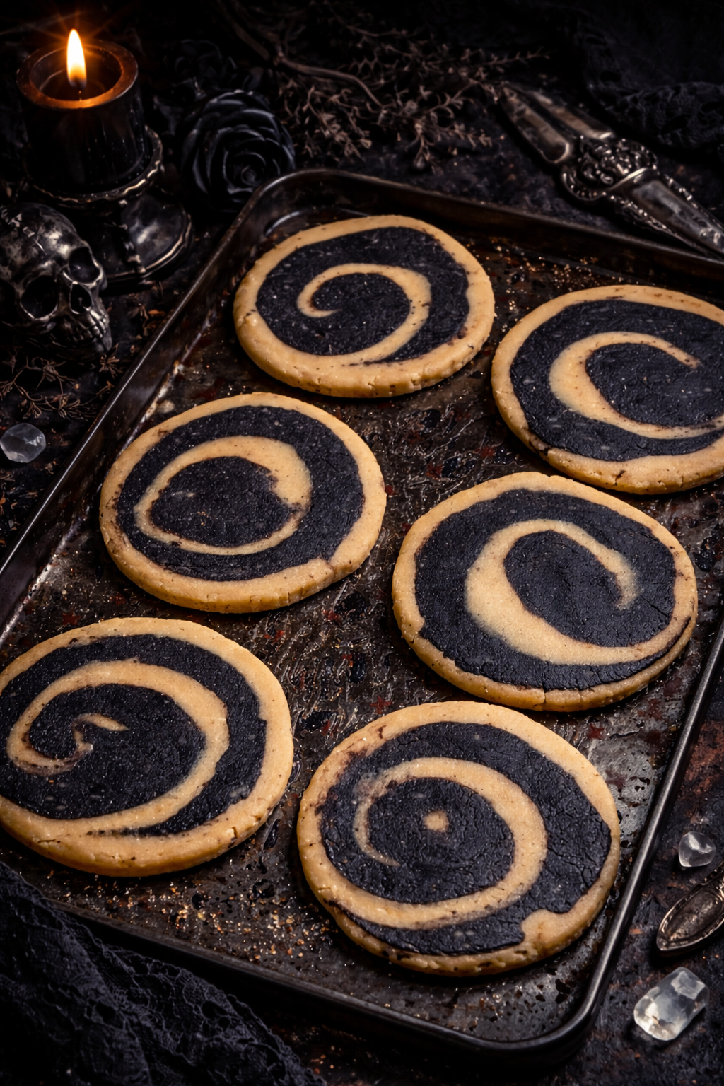Giant Spiral Cookies